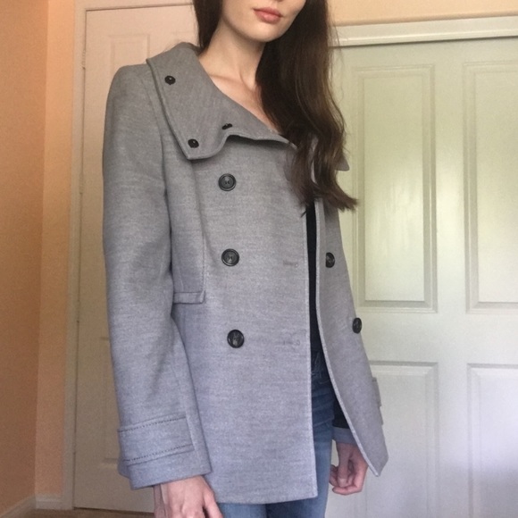 H&M Jackets & Blazers - H&M gray pea coat